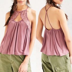 Urban Outfitters Kimchi Blue Luna Lace Yoke Cami